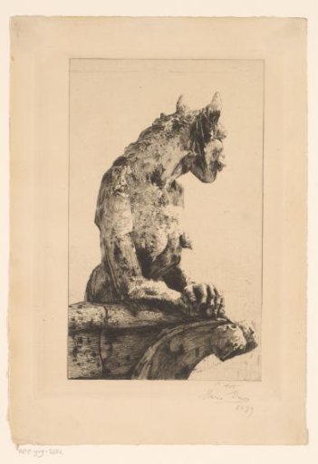 Gargoyle of Notre-Dame in Paris