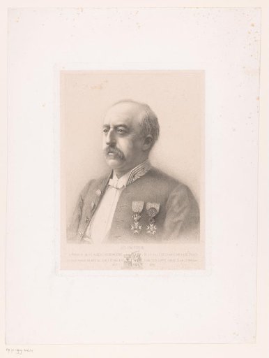 Portrait of Jules Audent, Mayor of Charleroi, Three-Quarter View to the Left