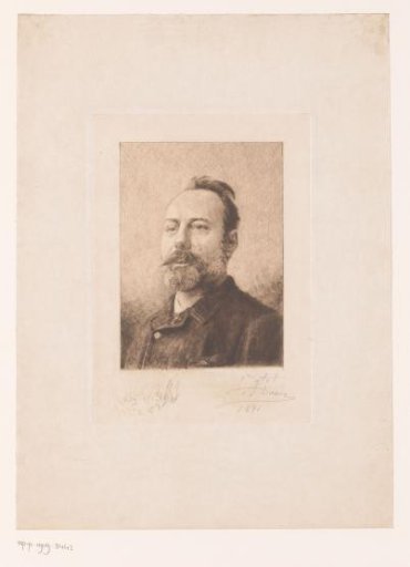 Portrait of an unknown man, possibly E. Blauwart