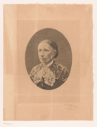 Portrait of an unknown woman, possibly Mrs. Boulez