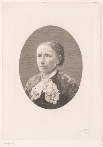 Portrait of an unknown woman, possibly Mrs. Boulez