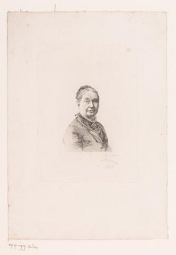 Portrait of an unknown woman, possibly Mrs. Courtois