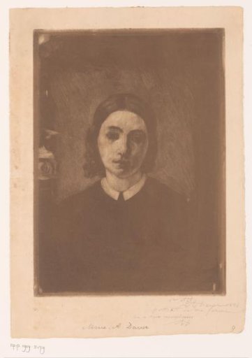 Portrait of Adèle Meunier-Danse, wife of the artist