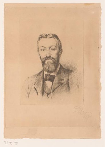 Portrait of Emile de Mot, alderman and later mayor of Brussels