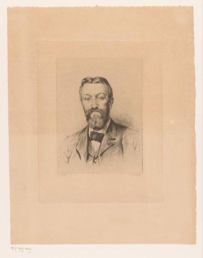 Portrait of Emile de Mot, alderman and later mayor of Brussels