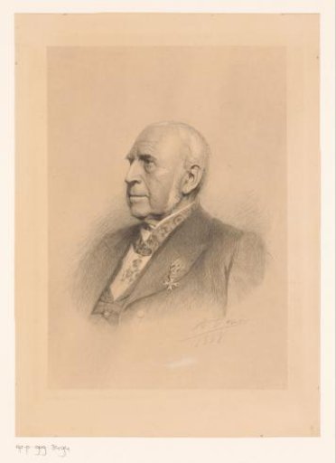 Portrait of an unknown man, possibly Deville, director of the Mining School at Mons