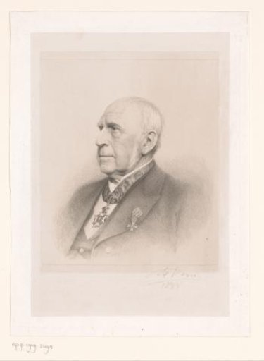 Portrait of an unknown man, possibly Deville, director of the Mining School at Mons