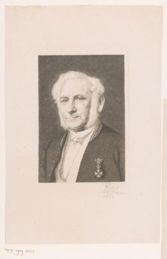 Portrait of François Dolez, mayor of Mons
