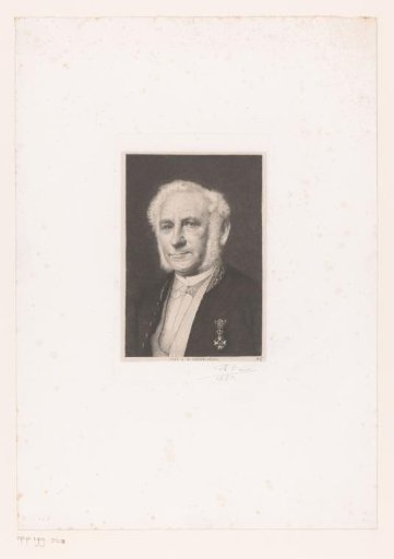 Portrait of François Dolez, mayor of Mons