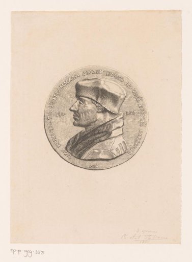 Medal with portrait of Erasmus, 1519
