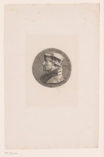 Medal with portrait of Erasmus, 1519