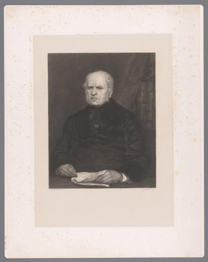 Portrait of the art historian Édouard Fétis