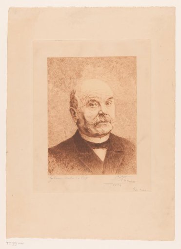 Portrait of Victor Gillieaux, facing right