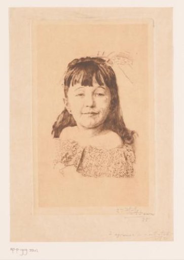 Portrait of an unknown girl