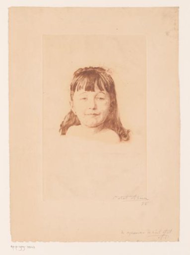 Portrait of an unknown girl