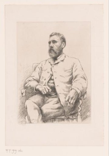 Portrait of an unknown man, possibly engineer Honorez