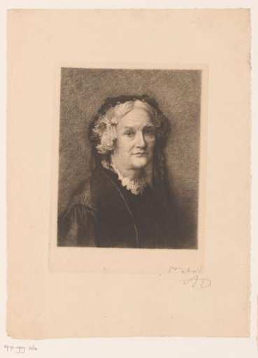 Portrait of an unknown woman, Madame Huberti
