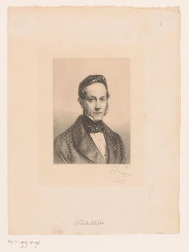 Portrait of an unknown man, Letellier