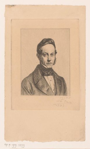 Portrait of an unknown man, Letellier