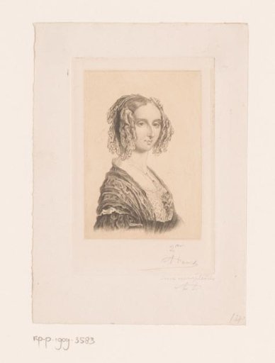 Portrait of Louise Marie of Orléans, first Queen of the Belgians