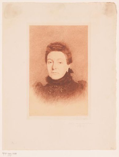 Portrait of the wife of Victor-Charles Mahillon