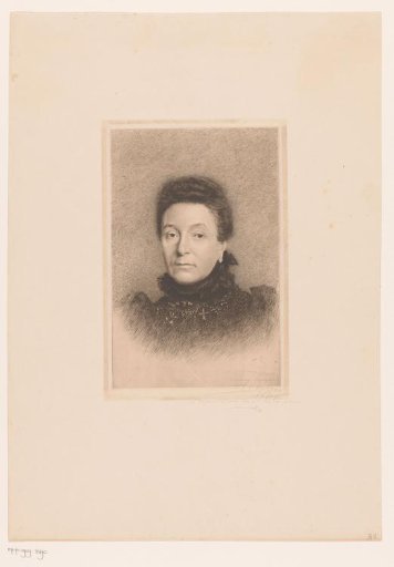 Portrait of the wife of Victor-Charles Mahillon