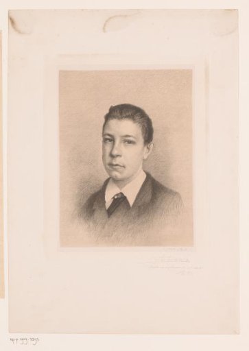 Portrait of the youngest son of Victor-Charles Mahillon
