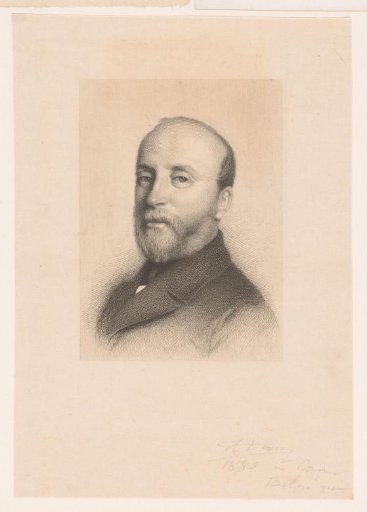 Portrait of an unknown man named Négret