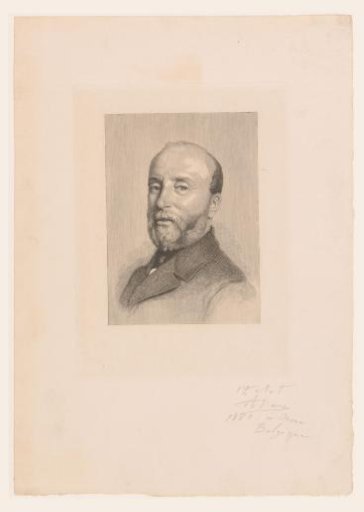 Portrait of an unknown man named Négret