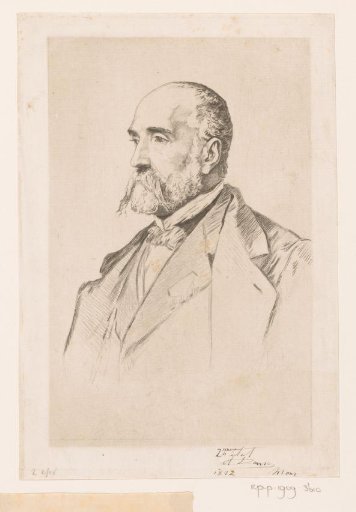 Portrait of an unknown man named Ohnet