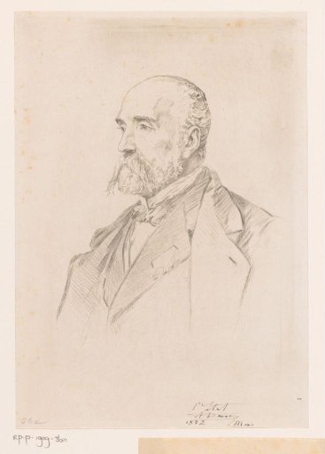 Portrait of an unknown man named Ohnet