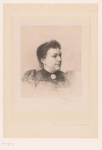 Portrait of an unknown lady, Mrs. Panilecq