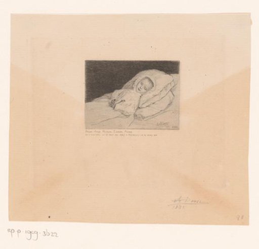 Post-mortem Portrait of Bruno Marie Nicolas Edmond Picard