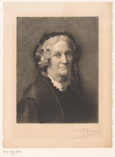 Portrait of the wife of Gustaaf Verriest