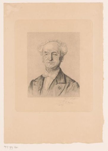 Portrait of an unknown man with a white bow tie