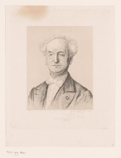 Portrait of an unknown man with a white bow tie