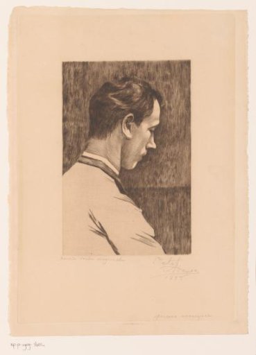 Portrait of an unknown young man