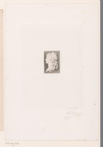 Portrait of an unknown young woman with a ribbon in her hair