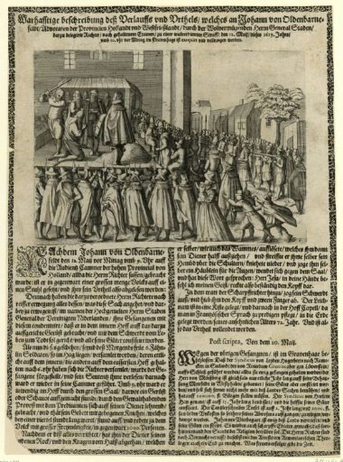 The Execution of Johan van Oldenbarnevelt, 1619