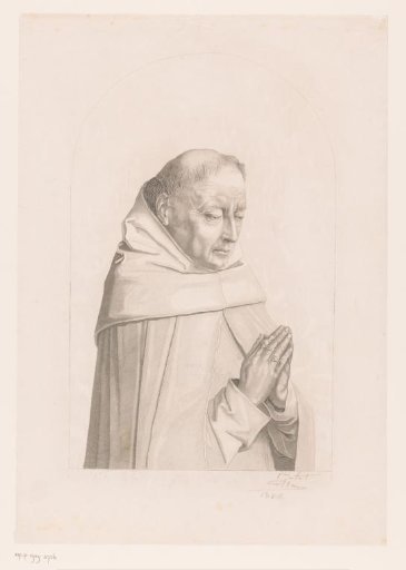 Praying monk