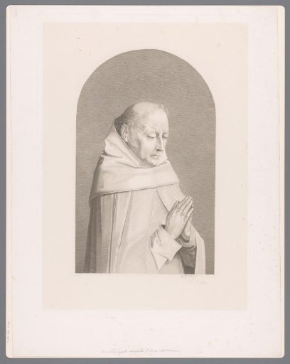 Praying monk