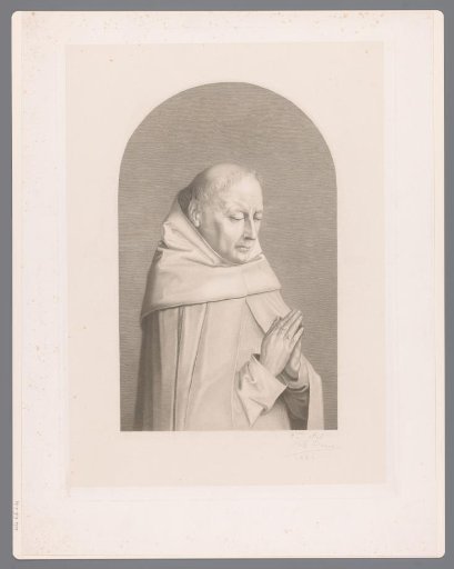 Praying monk
