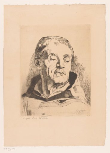 Head of a monk