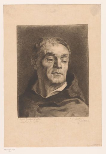 Head of a monk