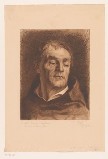Head of a monk