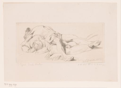 Three bodies of dead men