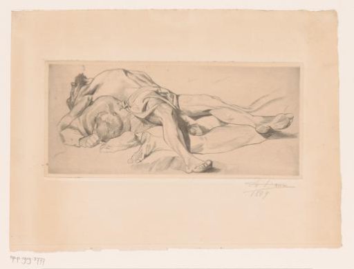 Three bodies of dead men