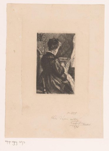 Lady Sewing