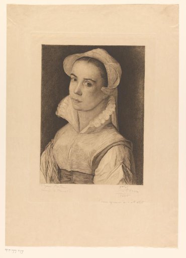 Portrait of an Unknown Young Woman