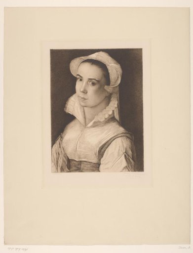 Portrait of an Unknown Young Woman